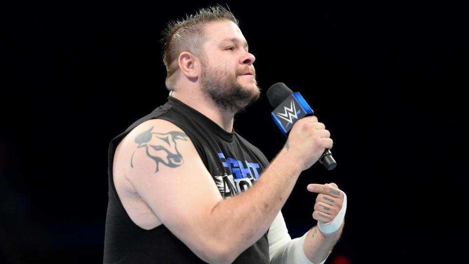  Kevin Owens came through a brutal Hell in a Cell match with Shane McMahon