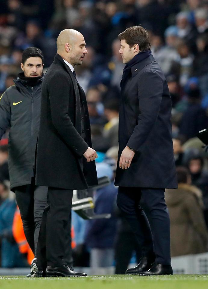  Pep Guardiola and Mauricio Pochettino have been involved in a war of words