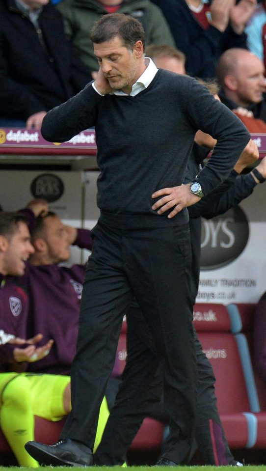  Slaven Bilic is also under the cosh at West Ham