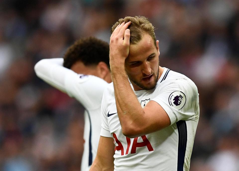  Harry Kane is set to miss the Man United clash with a hamstring injury