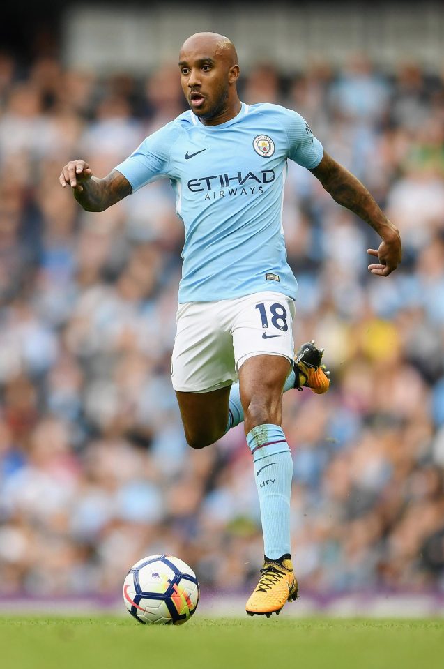  Fabian Delph has been filling in as left-back for Manchester City in the absence of Benjamin Mendy