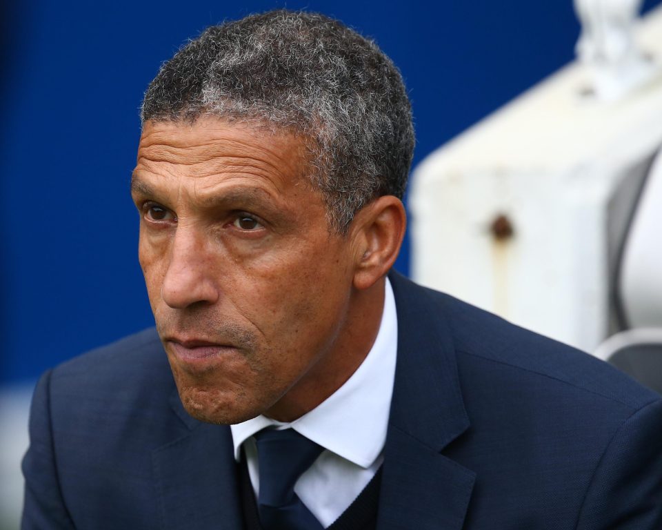  Chris Hughton has overseen Brighton's solid start and could make a future England manager