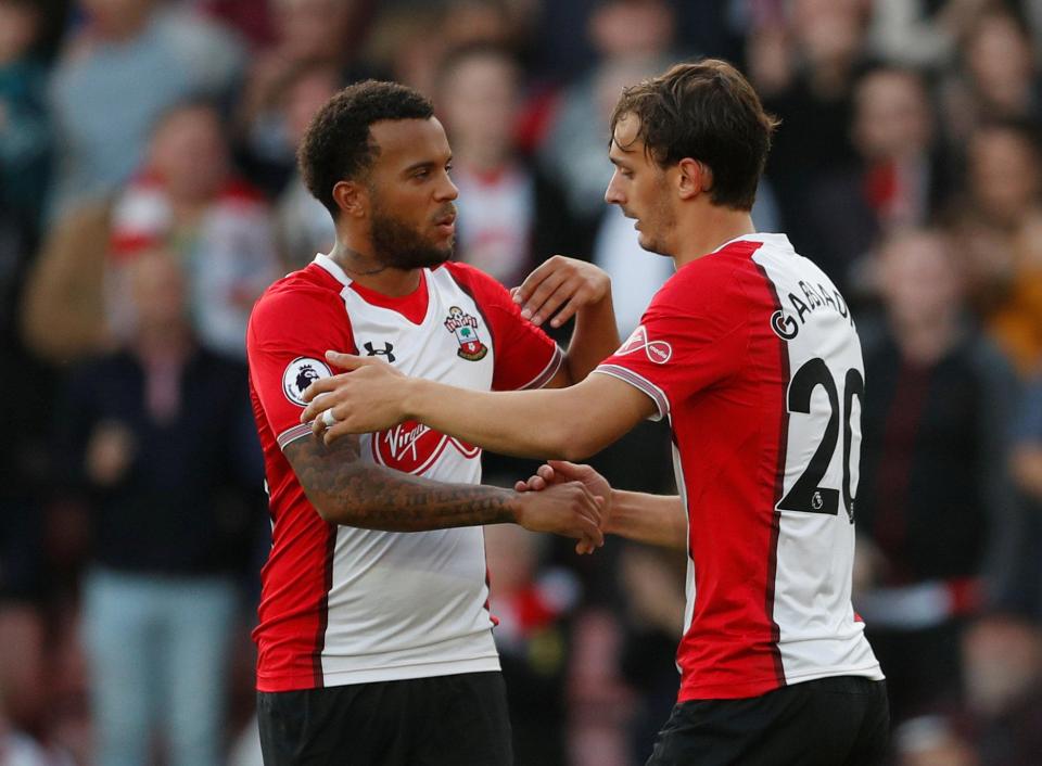  Ryan Bertrand has been in fine form for Southampton this season