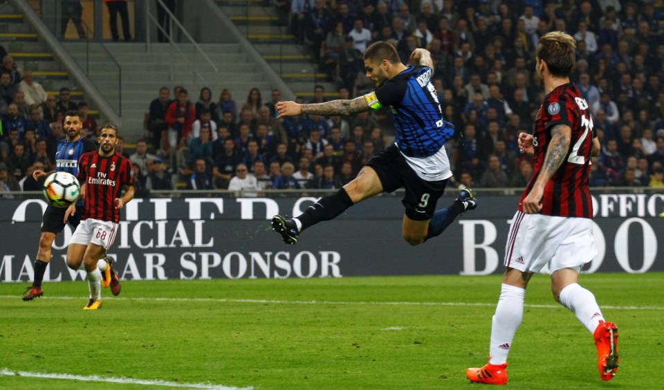 Icardi walked off with the matchball after his superb treble