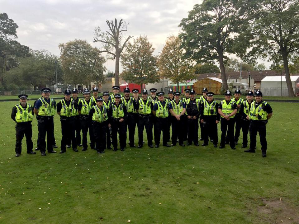  Forty officers from Humberside police patrolled Hull Fair on each of the eight days it lasted