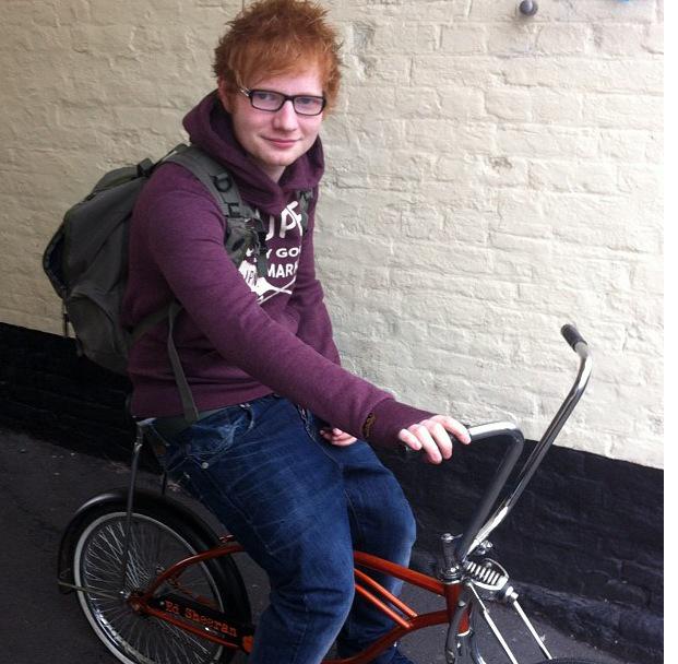  Ed, pictured on a bike in 2012, is meant to perform his last gig at the end of November