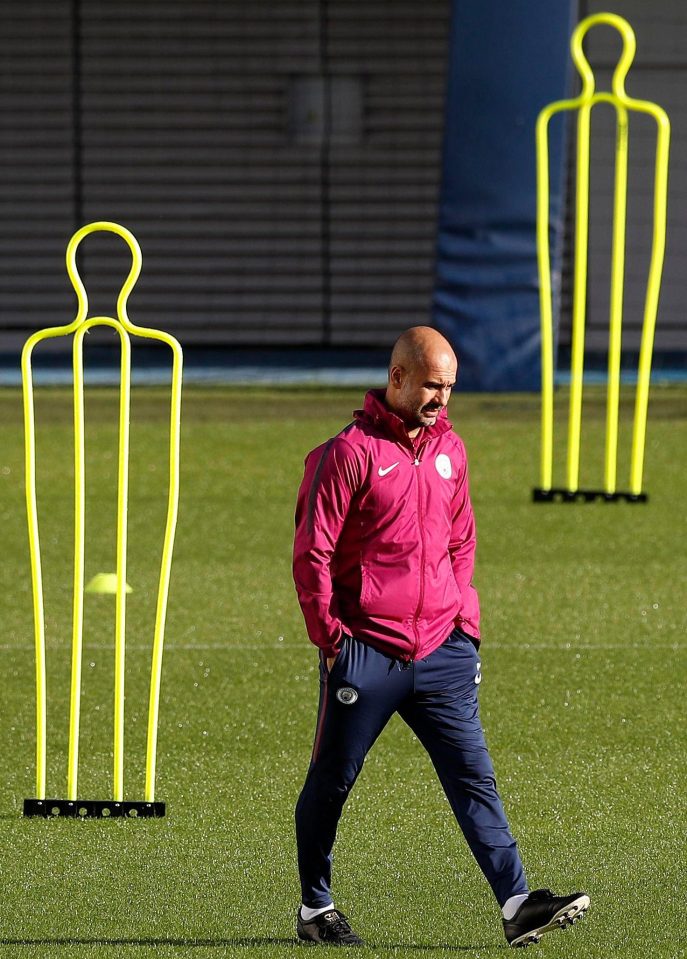  Pep Guardiola has both Premier League and Champions League glory on his mind