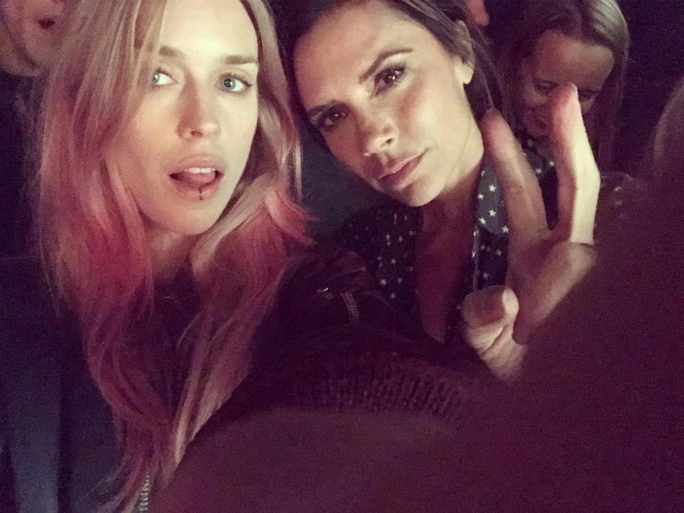  Lady Mary Charteris and Victoria Beckham