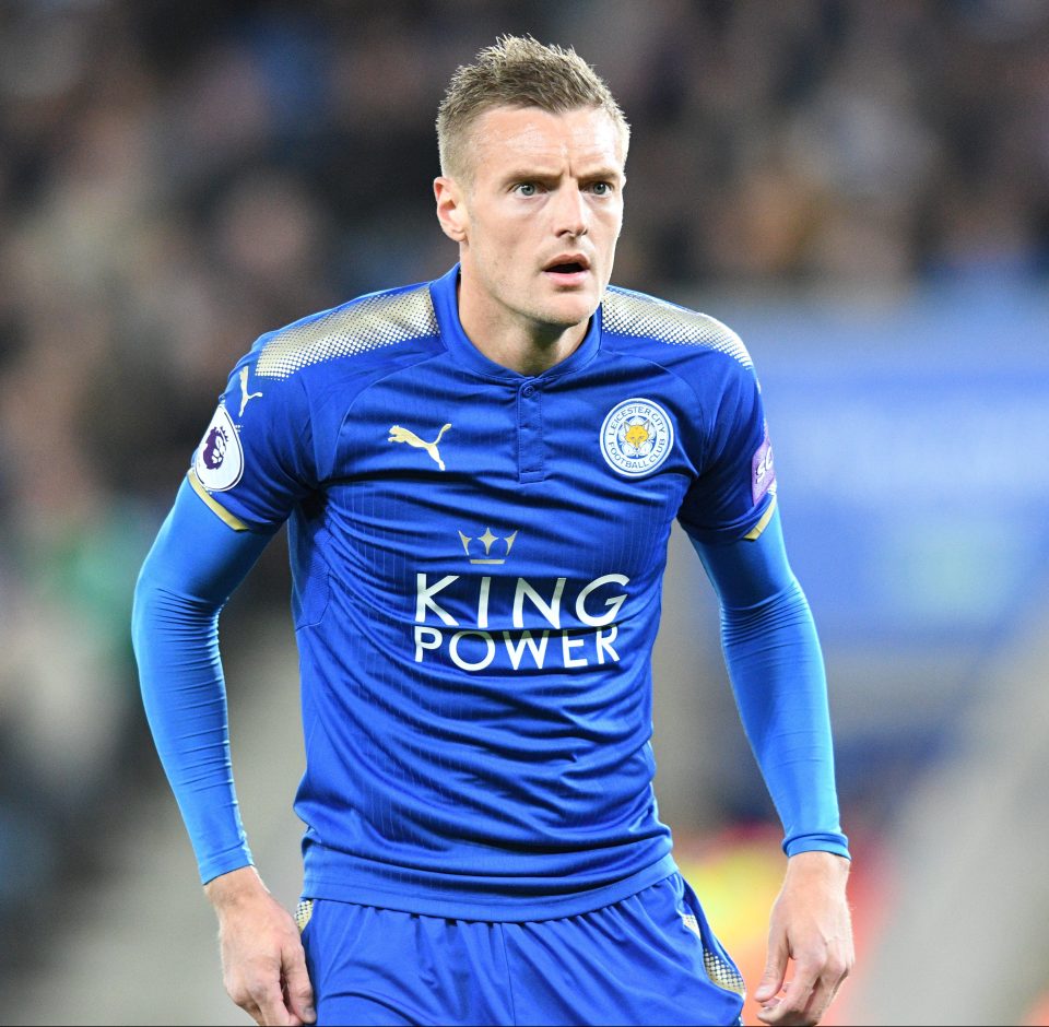  Jamie Vardy is one striker being targeted by Chelsea this winter