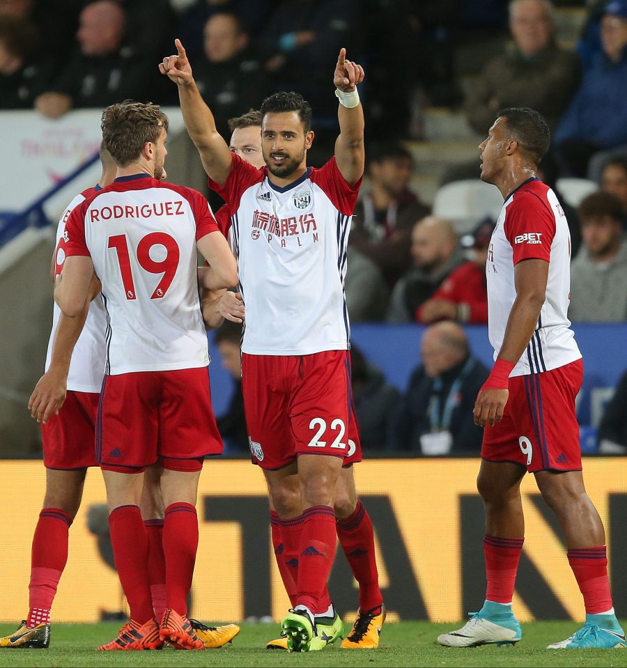  The former Tottenham Hotspur man celebrates after putting his side 1-0 up