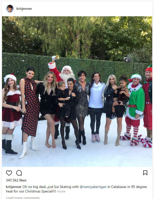  Kris Jenner shared a picture from Christmas feeling - but where is Kylie?