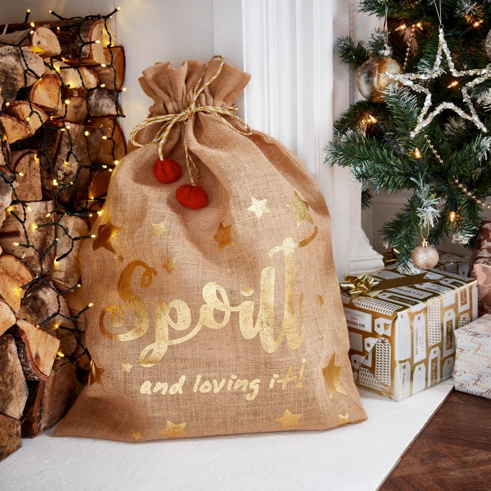  Those looking for fun ways to present their gifts can also get their hands on Santa sacks