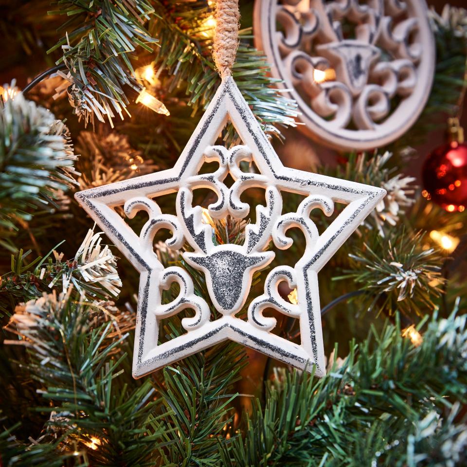  Decorating your tree needn't be expensive this year, decorations such as the one pictured are just £1.50