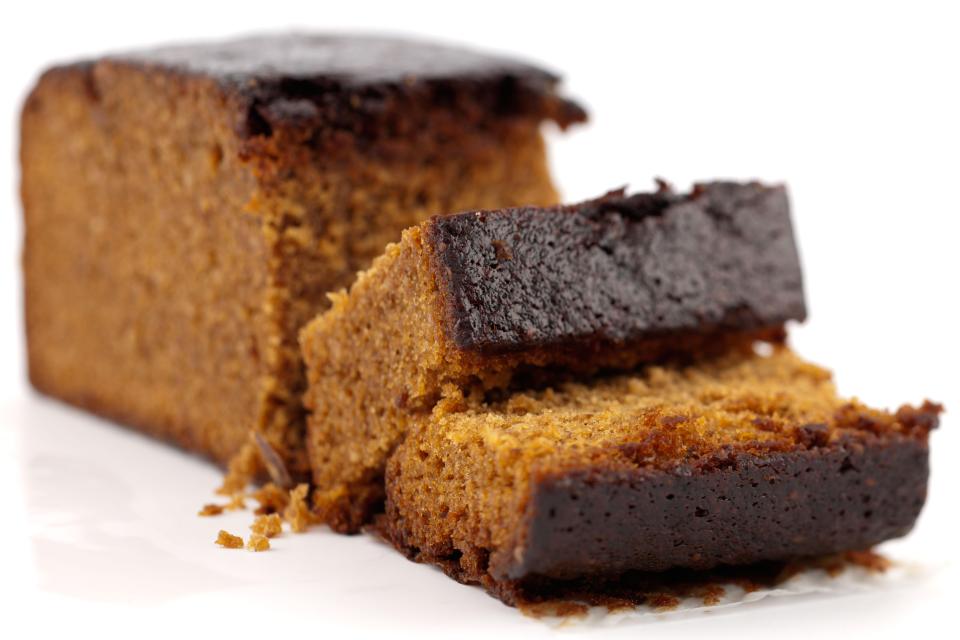  Ginger-flavoured Parkin is a nice treat for enjoying in the chilly months