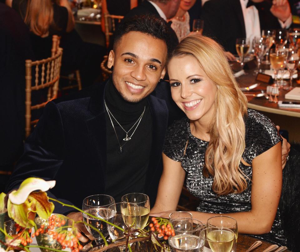  The former JLS singer is expecting his first baby with girlfriend of five years Sarah Richards