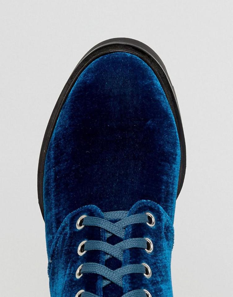  The ASOS shoes are a slightly more vibrant blue colour