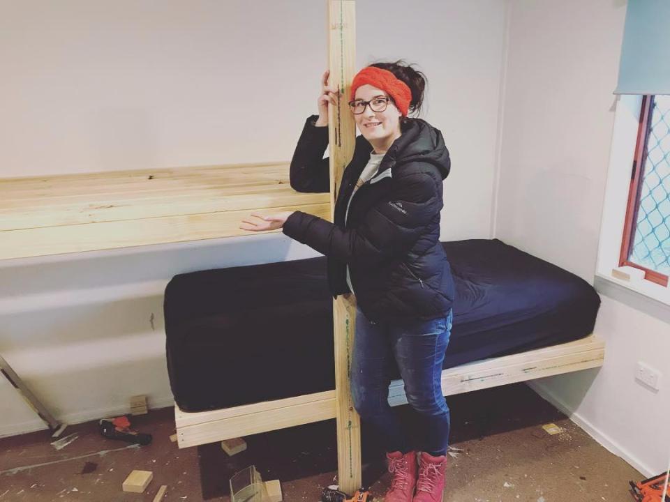  Charlotte hopes to start her own business building tiny homes in the future