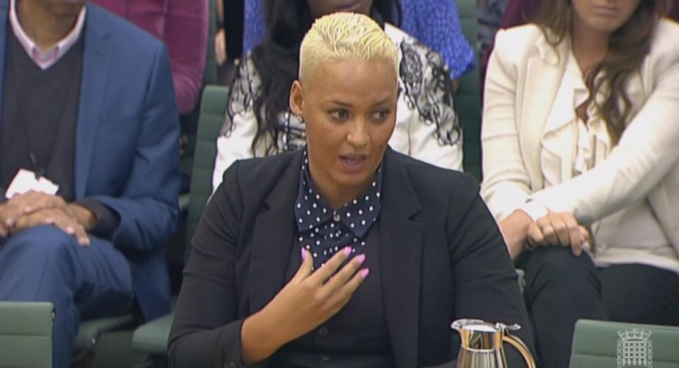  Former England star Lianne Sanderson gave an impassioned defence of Eni Aluko