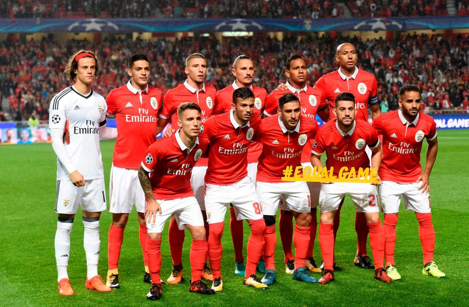  Benfica support the #EqualGame campaign ahead of their defeat to Manchester United