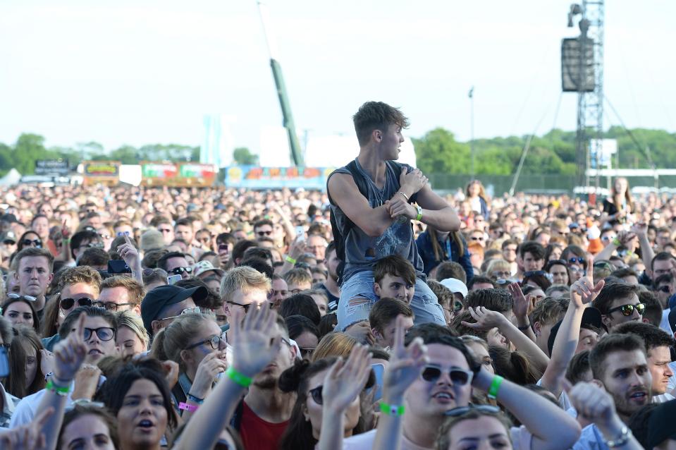  The music festival took place in May and drew large crowds