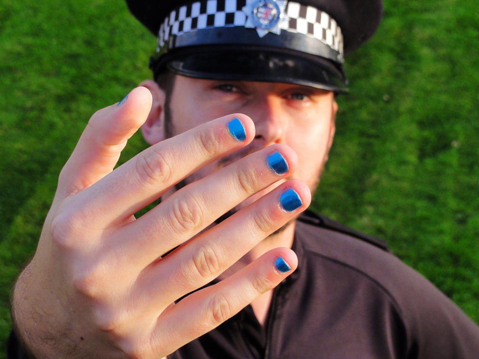  Avon and Somerset Police wore nail varnish to highlight modern day slavery