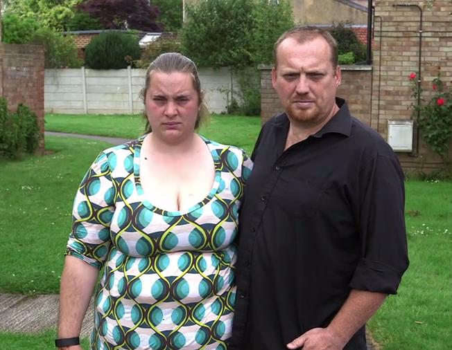  Kate and Ross Andrews say they have been the victims of a nightmare neighbour