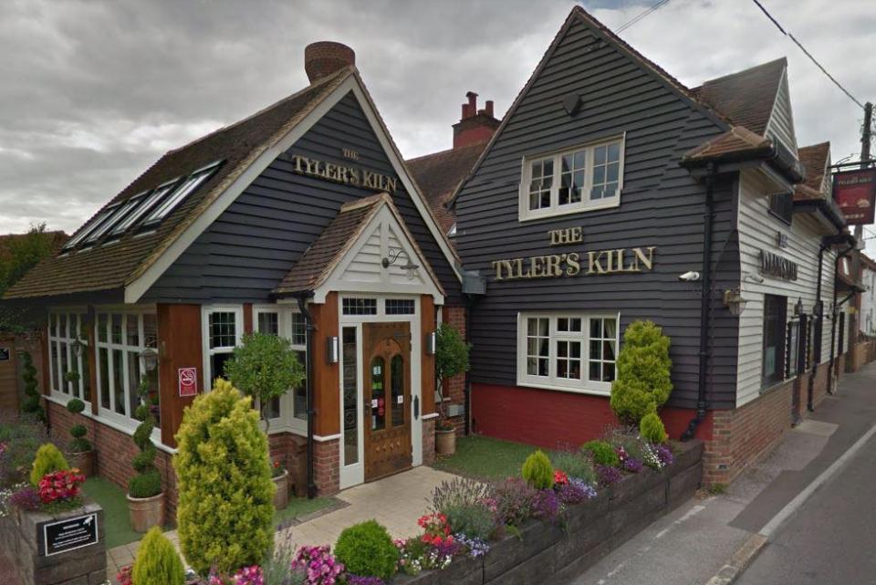 Tyler's Kiln pub in Canterbury where strange goings-on have been caught on CCTV