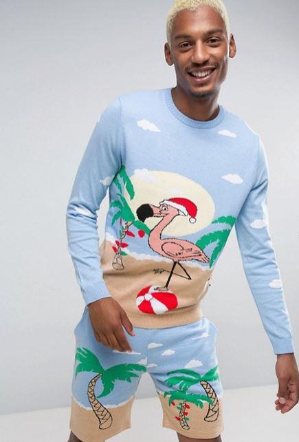  ASOS are also selling this flamingo jumper with matching shorts