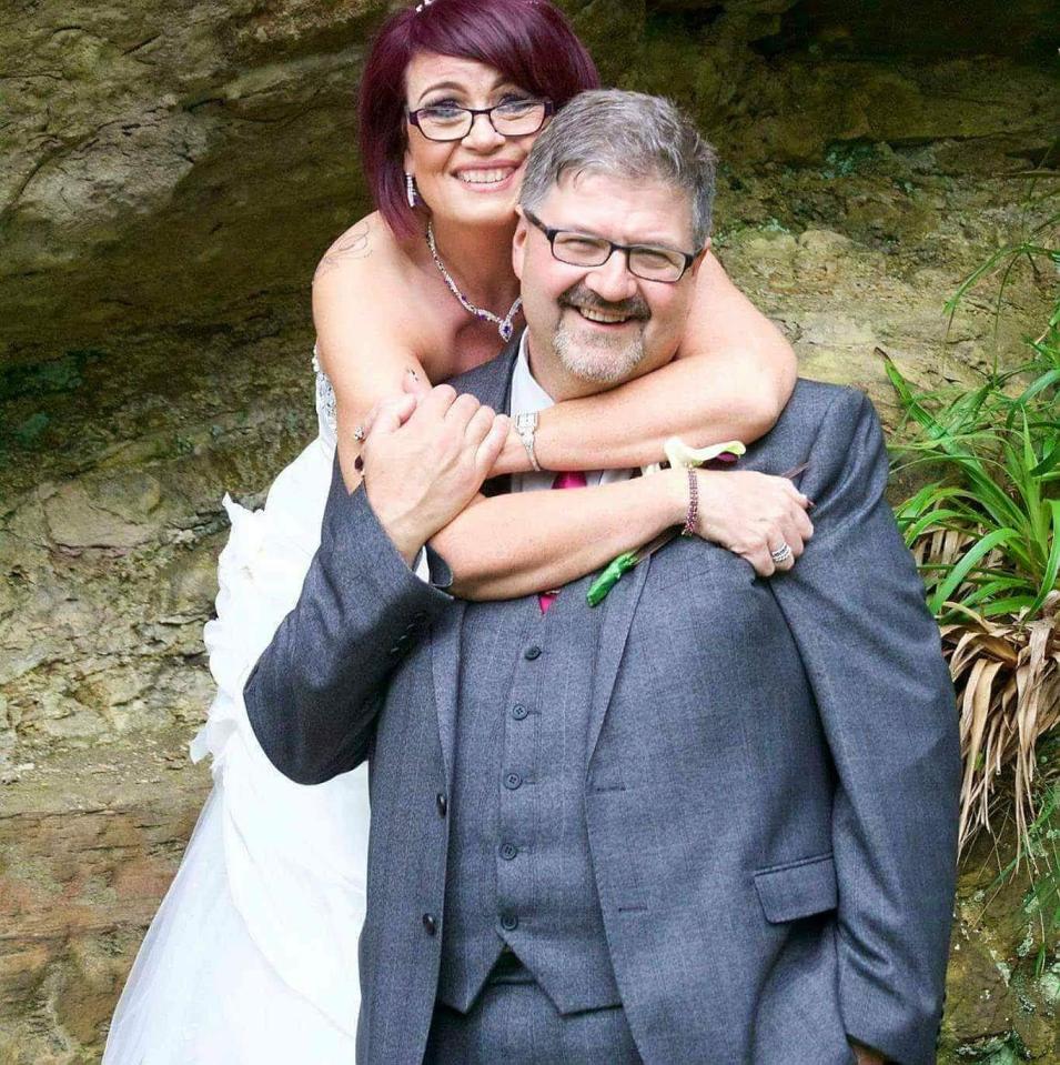  Debbie and husband Nick got married last year after meeting on Plenty of Fish