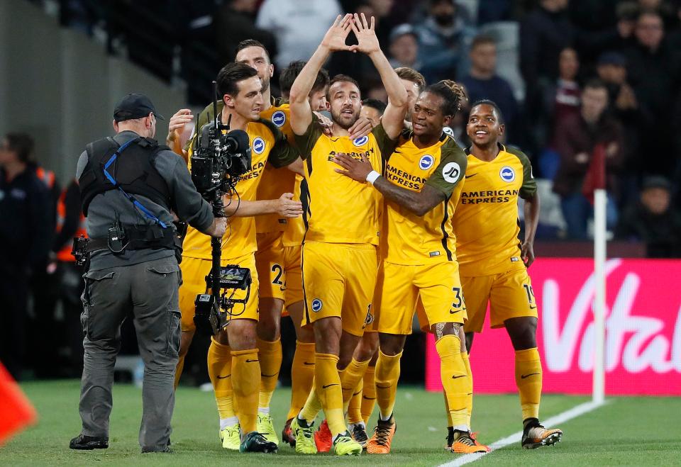  Brighton thumped West Ham 3-0 at the London Stadium last Friday