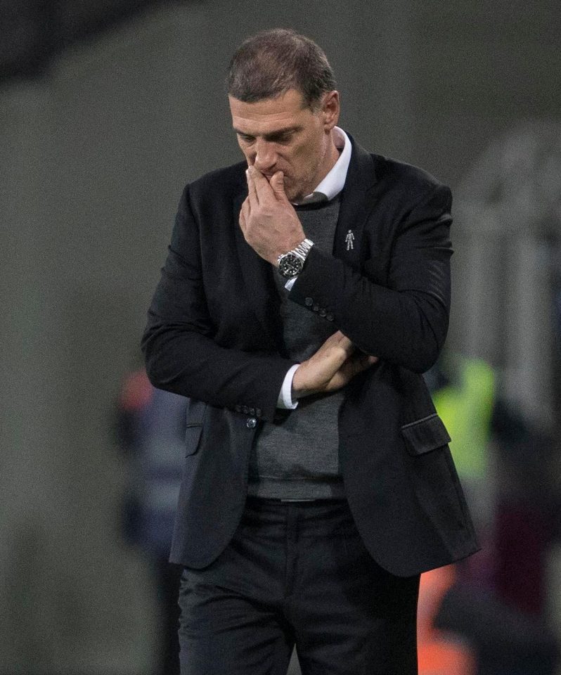  Slaven Bilic is under huge pressure after another terrible display