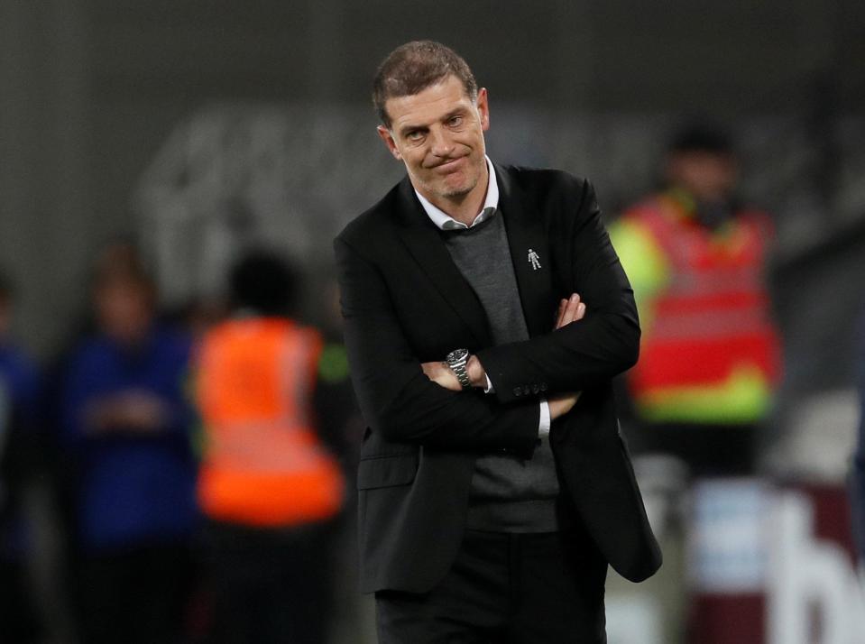  Slaven Bilic has asked on numerous occasions for the astroturf to be changed - but isn't happy with the blue option