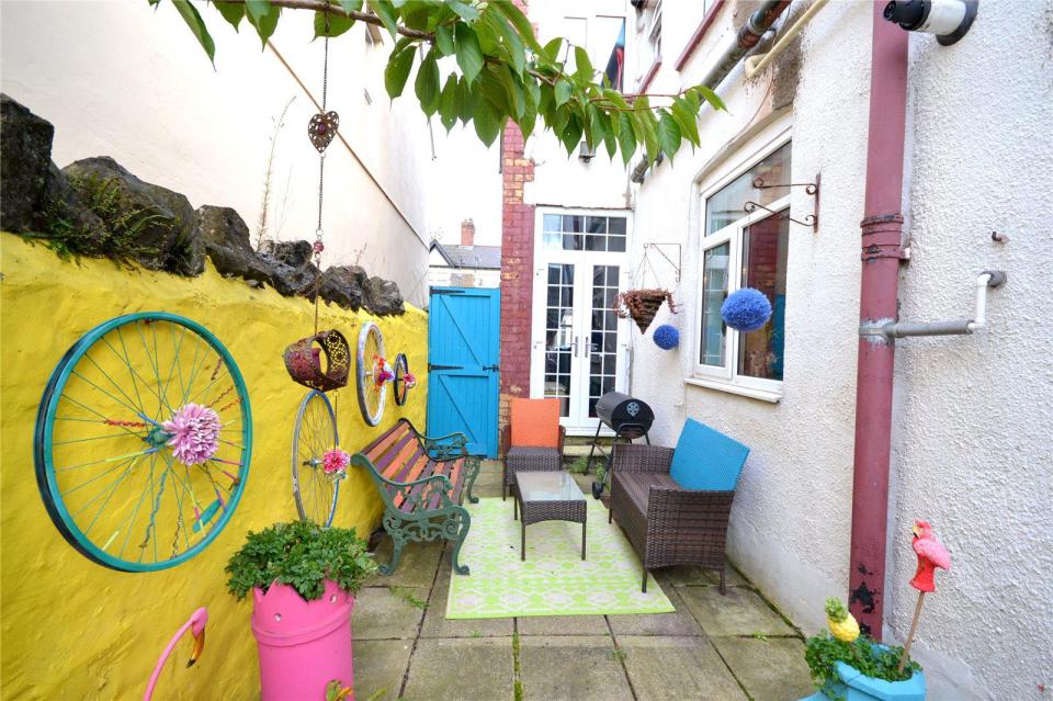 The buyer is looking at the prospect of owning what might be argued as Britain's most colourful home