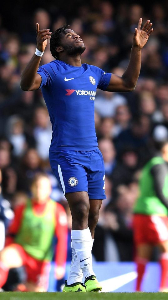 Michy Batshuayi scored twice to help Chelsea to a come-from-behind win at home to Watford