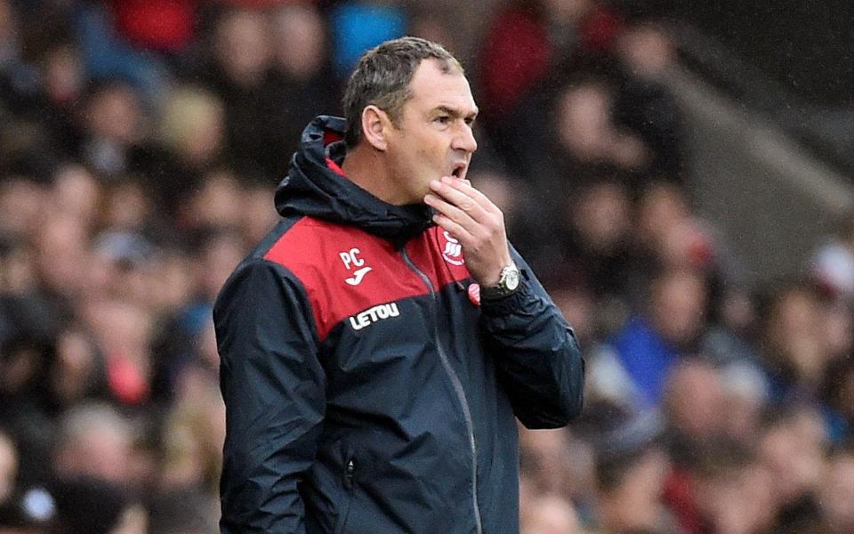  Clement is currently in charge of struggling Swansea City