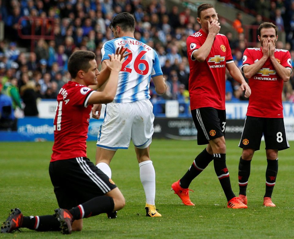  Juan Mata and Manchester United came a cropper at Huddersfield