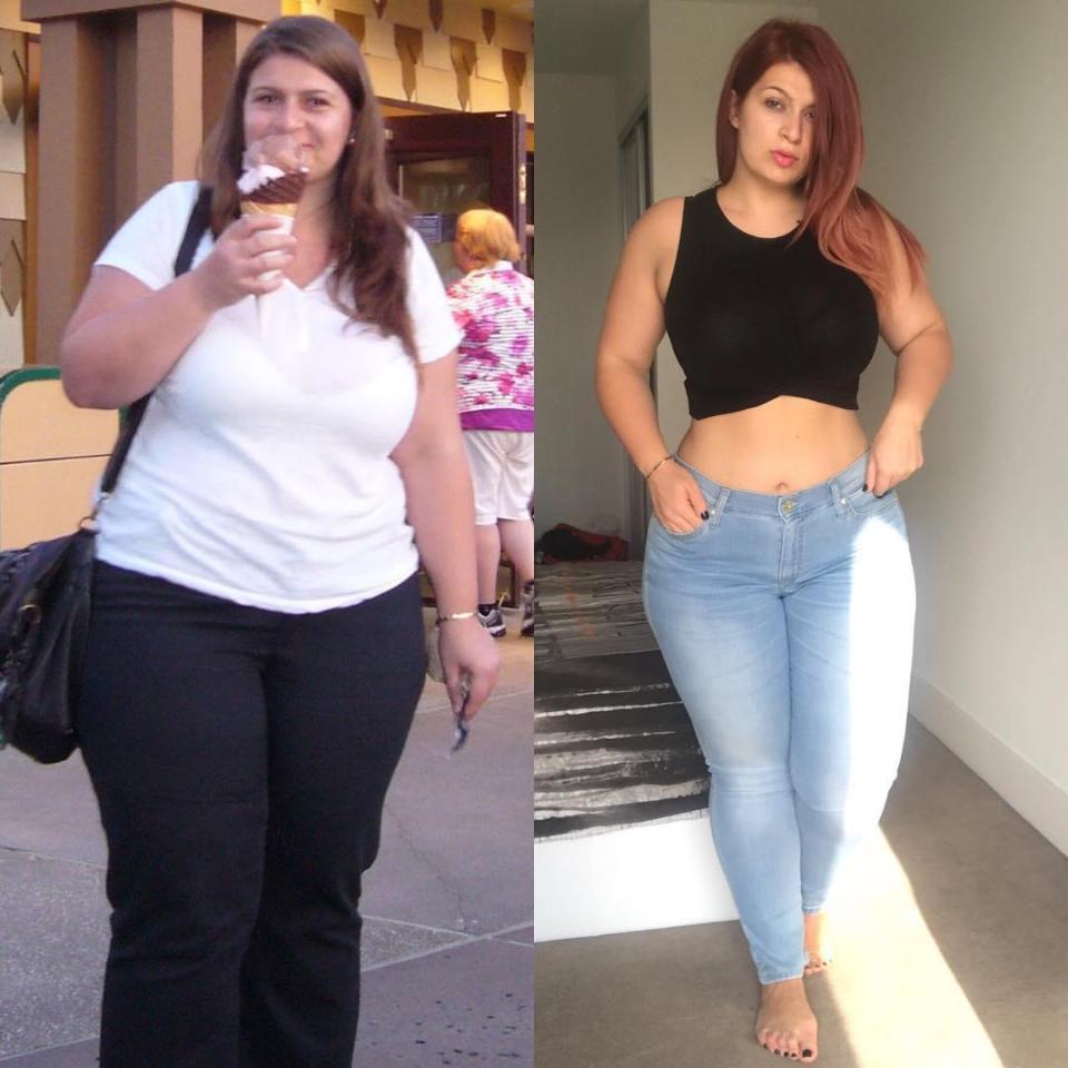  After losing two stone, Ioana was confident enough to show off her body