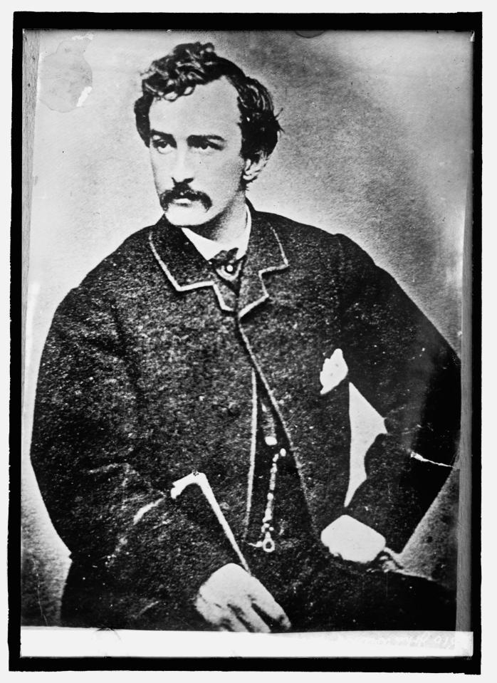  John Wilkes Booth carried out the cowardly killing at a theatre