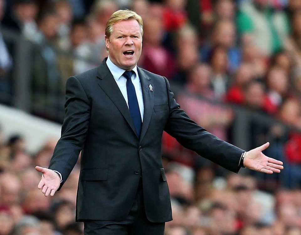  Ronald Koeman also said Evertons fixture list did not help him