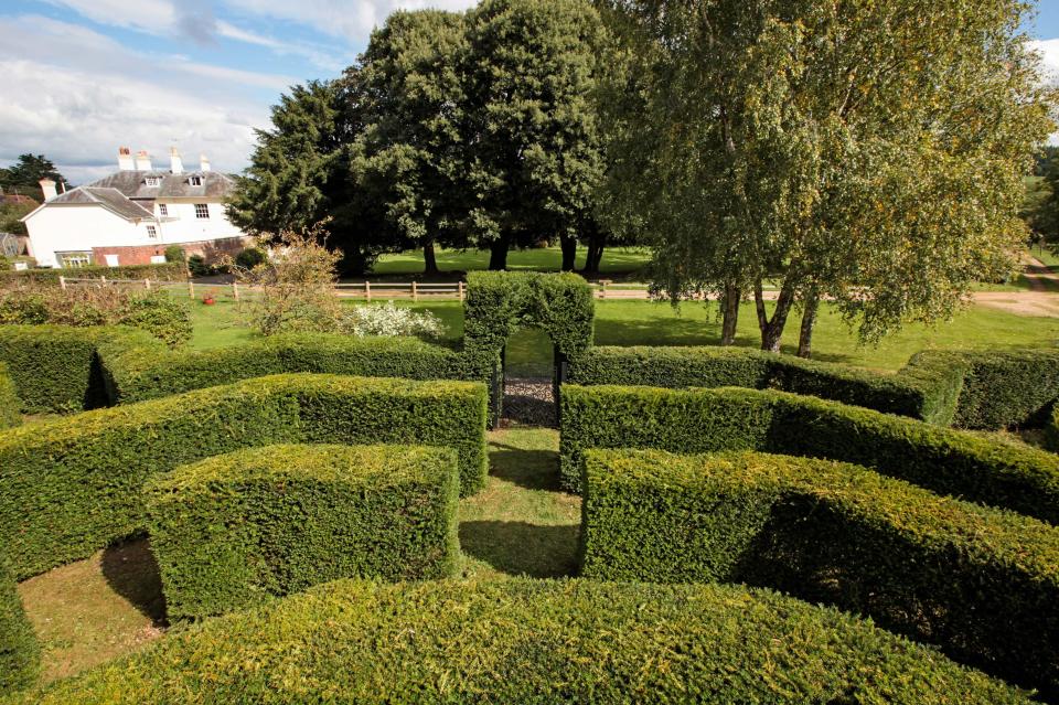  The maze is made up of 900 yew trees