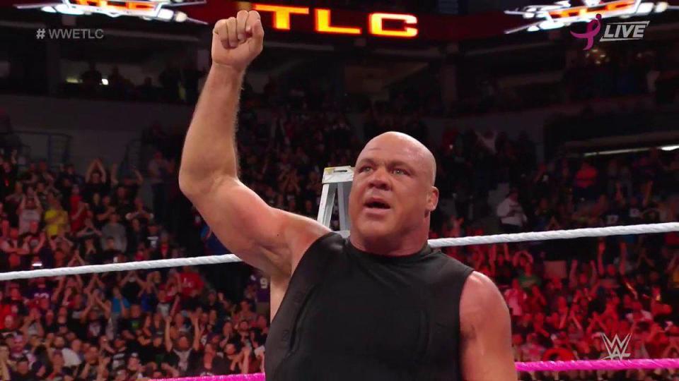  Kurt Angle made a successful return to the ring at TLC, despite injuries during his career