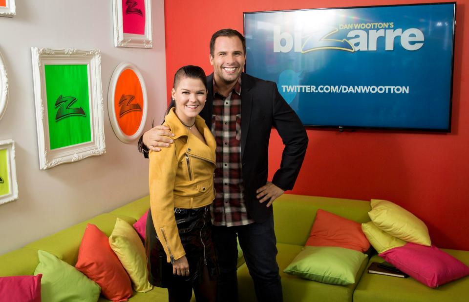  Saara with Associate Editor Dan Wootton