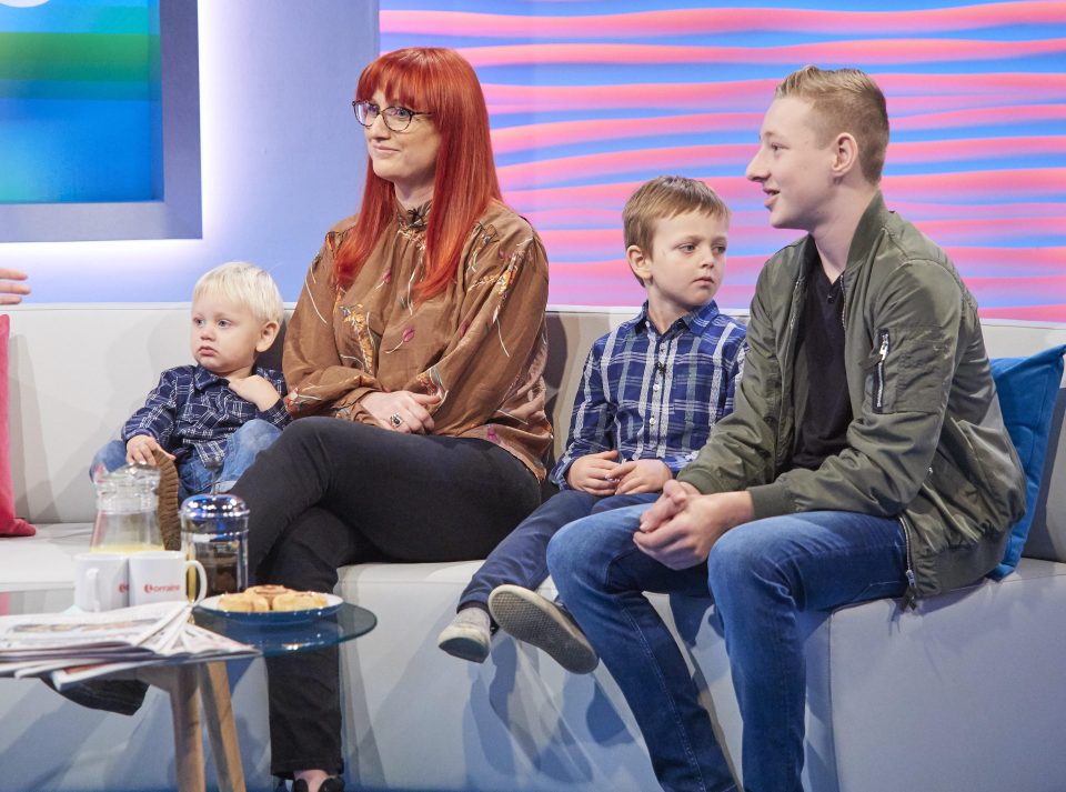  Jenna and her three sons are appearing on the new Channel 4 documentary, Feral Families