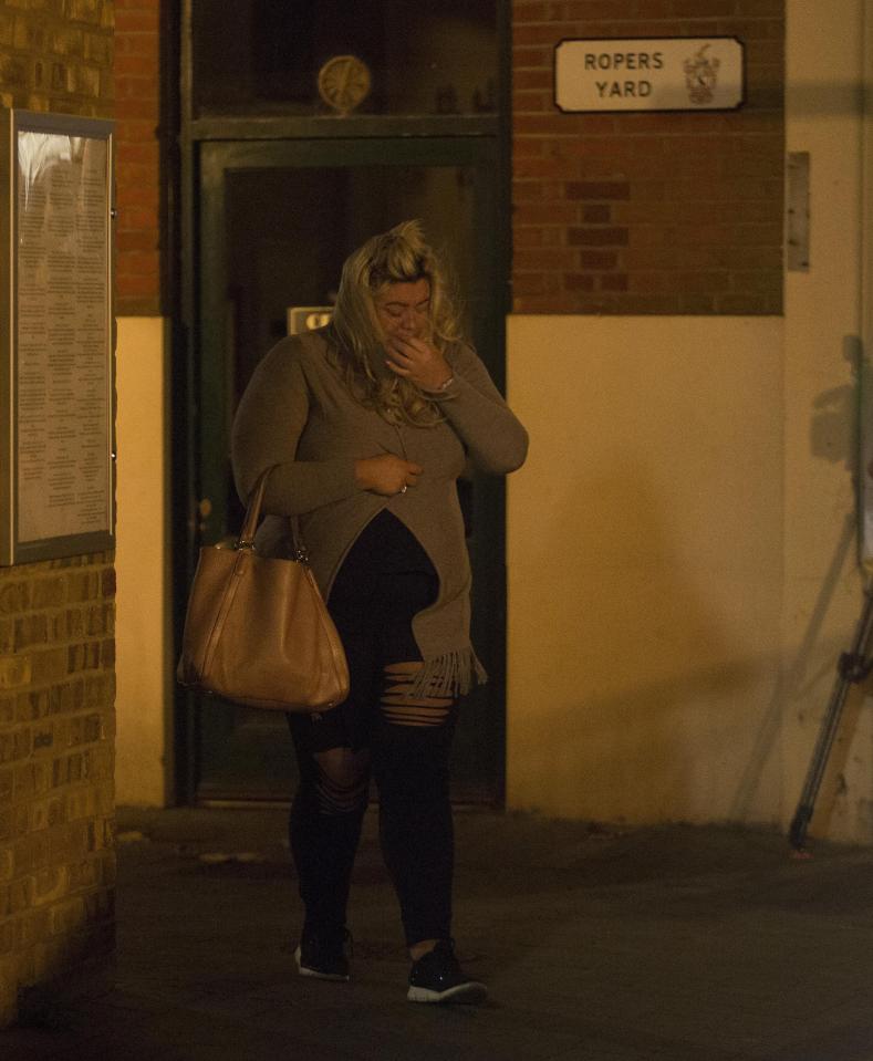  After trying to keep herself composed, Gemma was clearly gutted after ending things with Arg