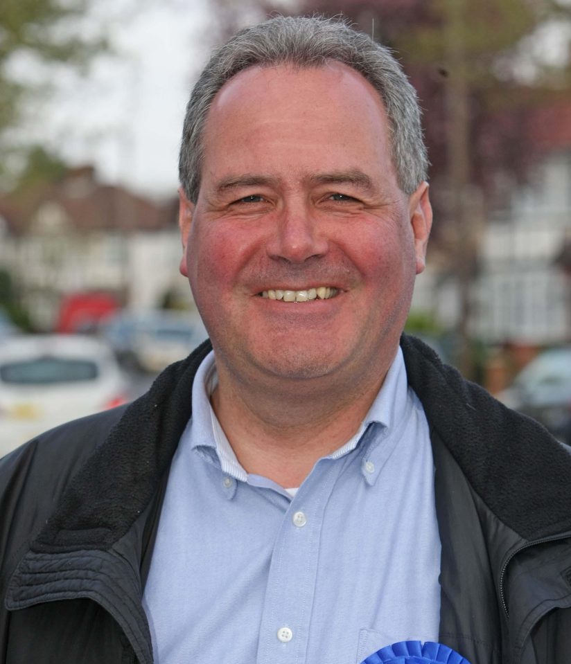  Tory MP Bob Blackman hosted the meeting where Mr Ghosh spoke