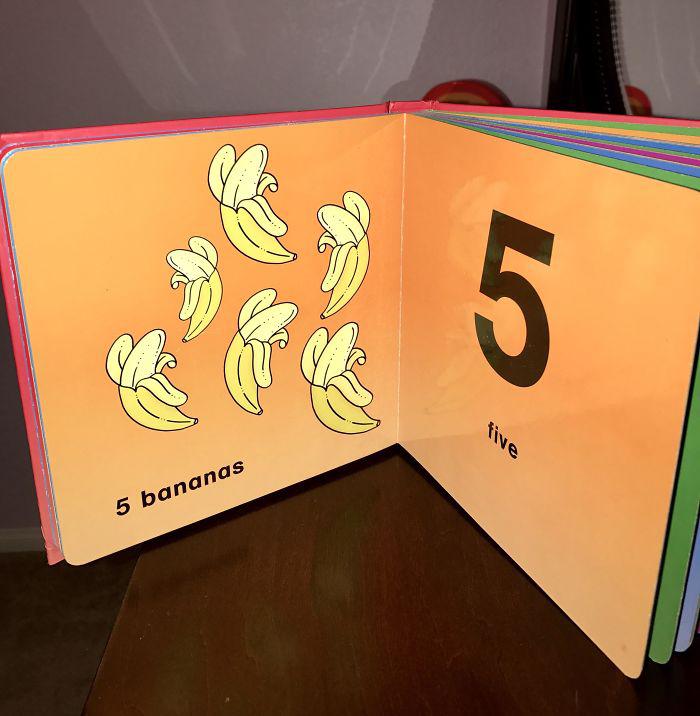 Whoever illustrated this kids’ book needs to re-learn how to count