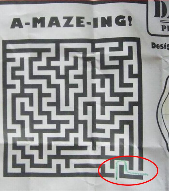 It didn’t take long to notice that this puzzle had an incredibly easy solution