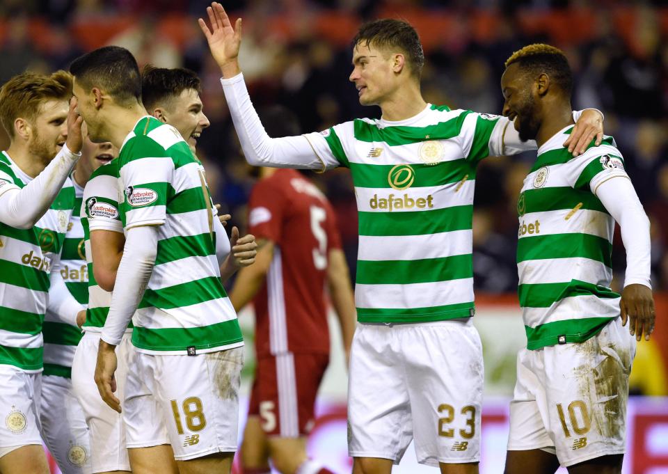  Celtic take on Bayern Munich at Parkhead