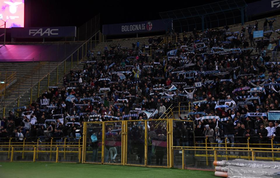  Lazio fans have been accused of fascist chanting and making Nazi salutes