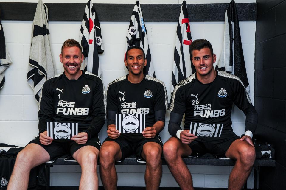  The Toon trio are getting behind Movember